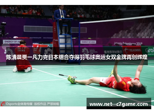 陈清晨贾一凡力克日本组合夺得羽毛球奥运女双金牌再创辉煌